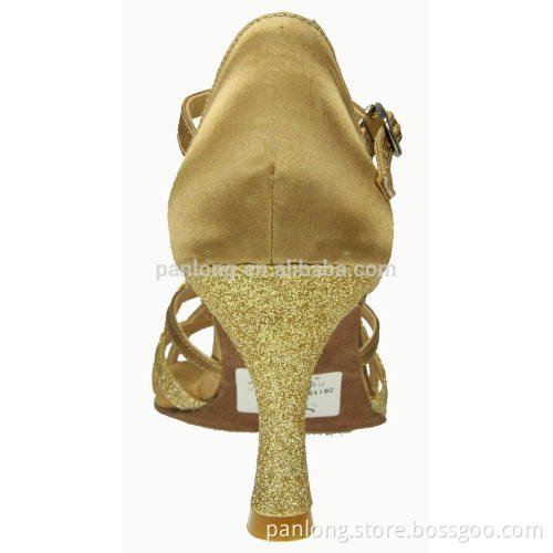 Shining Gold Women Latin Dance Sandals